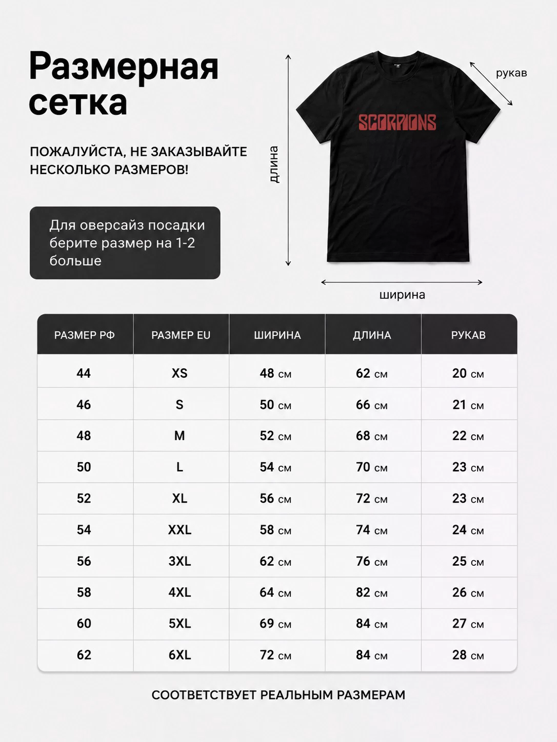 Детали: Футболка Scorpions
