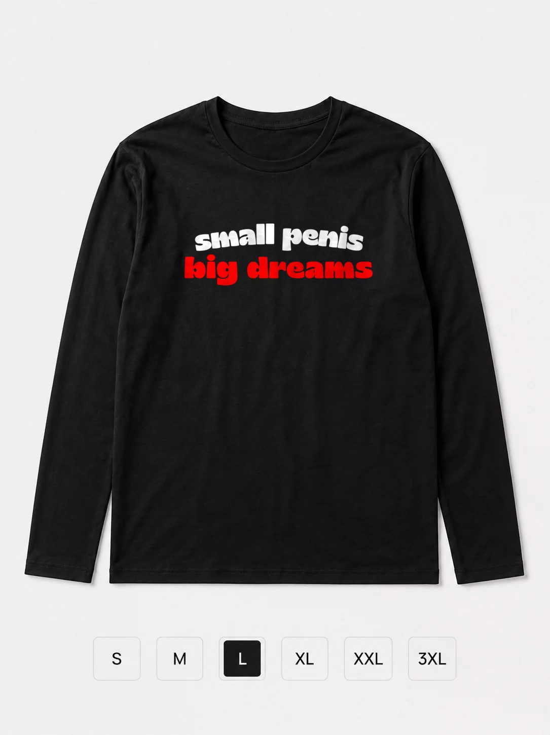 Лонгслив Small penis big dreams