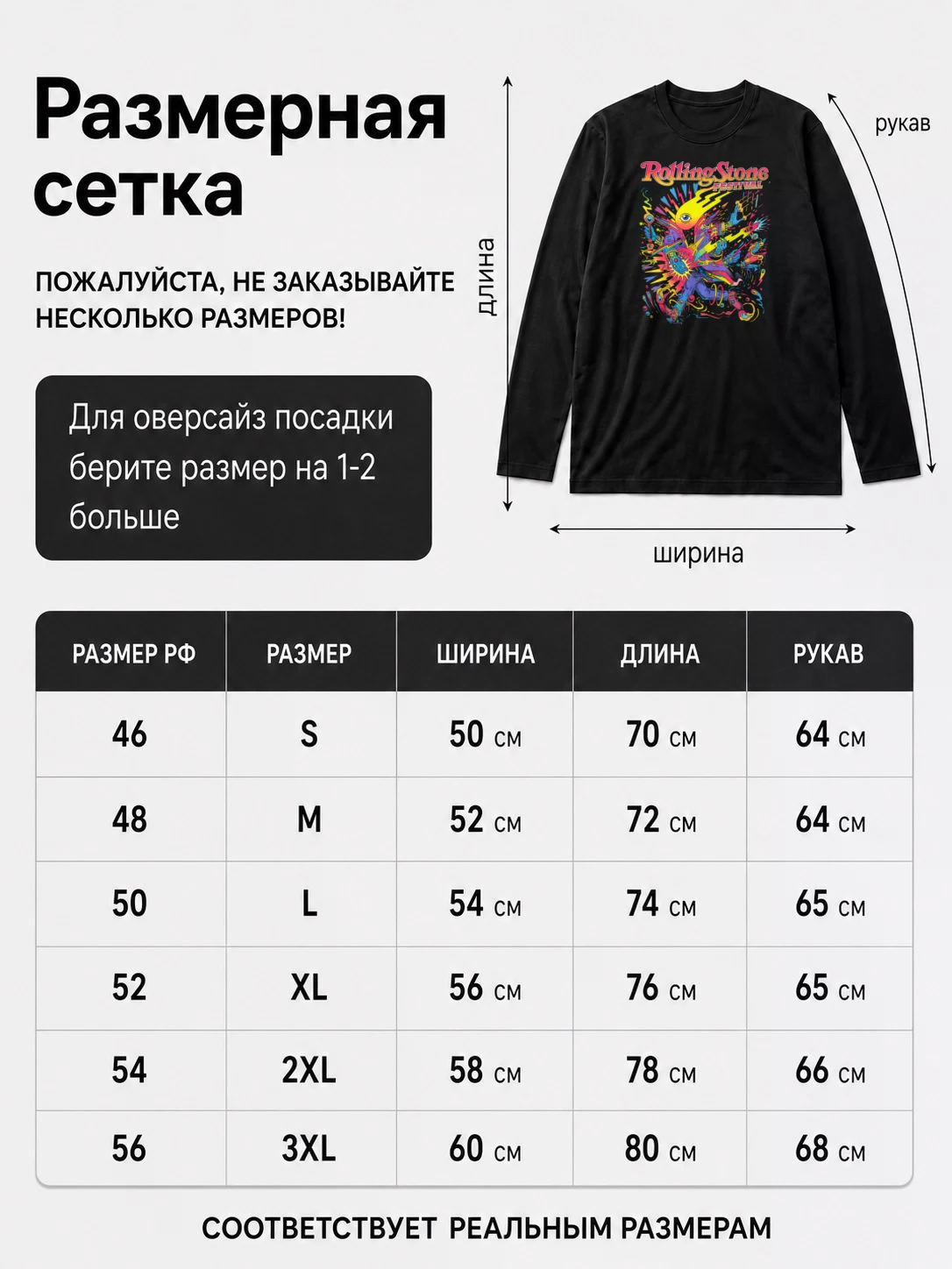 Детали: Лонгслив Rolling Stones