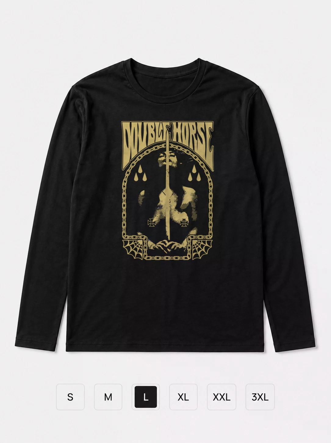Лонгслив Double horse