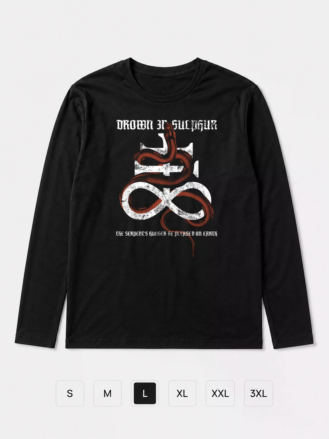 Лонгслив Drown in sulphur