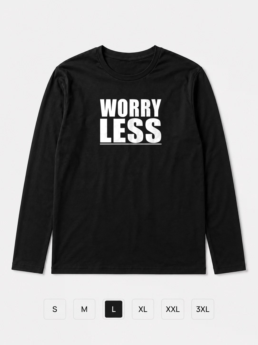 Лонгслив Worry less