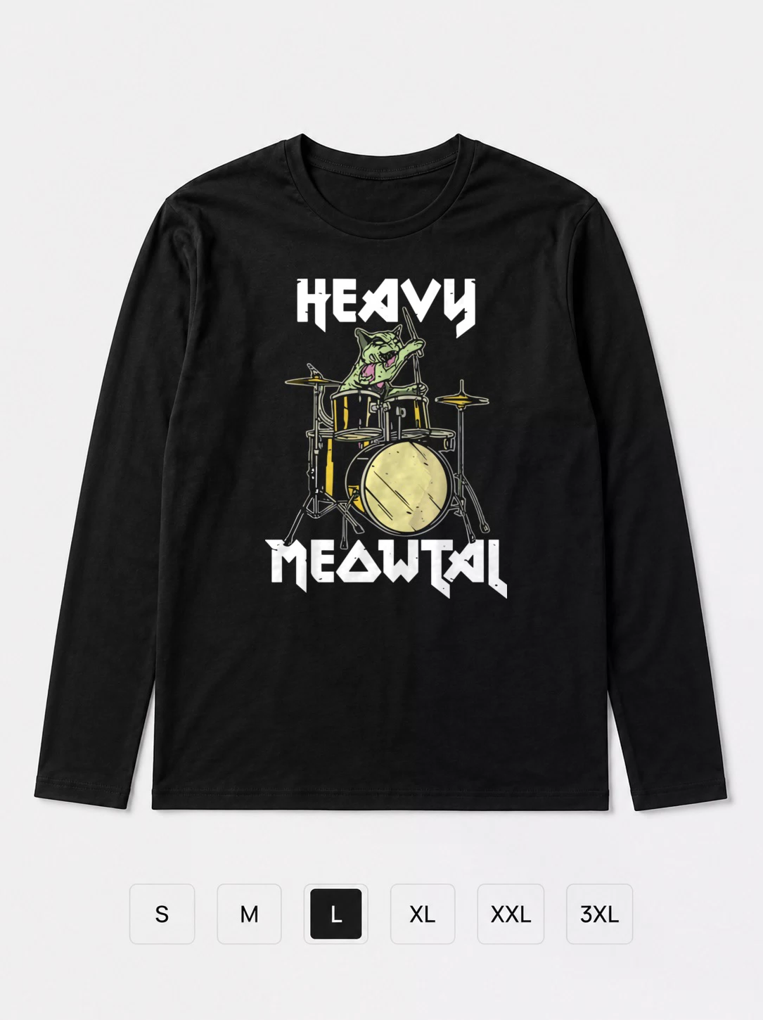 Лонгслив Heavy Meowtal