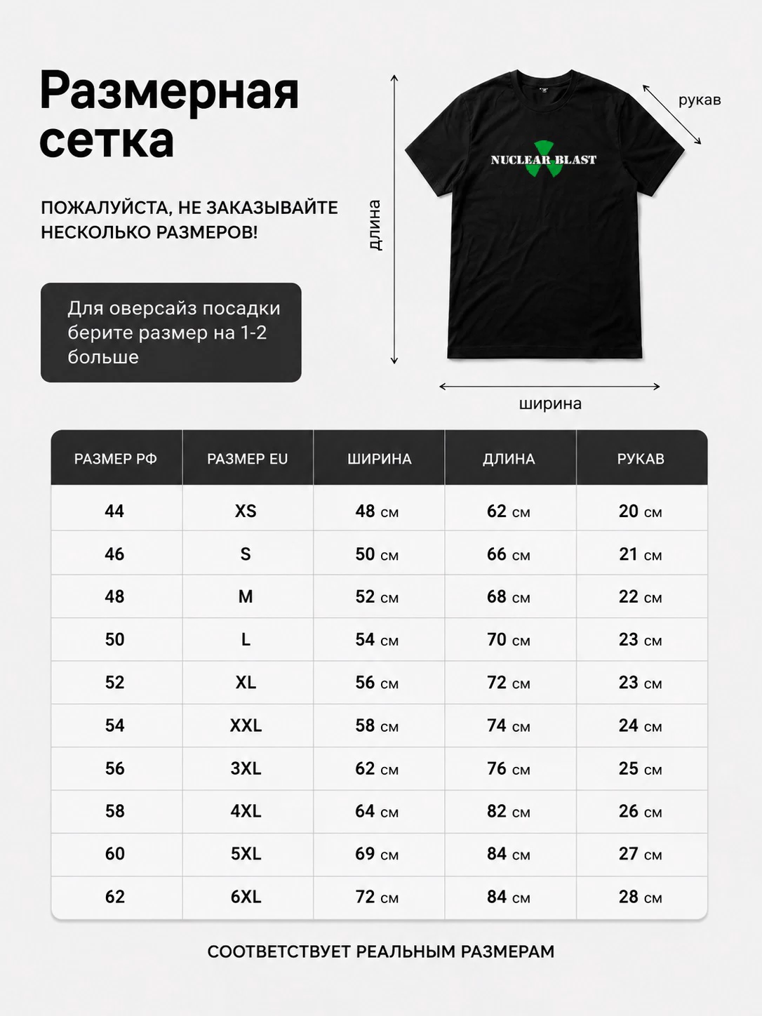 Детали: Футболка Nuclear Blast
