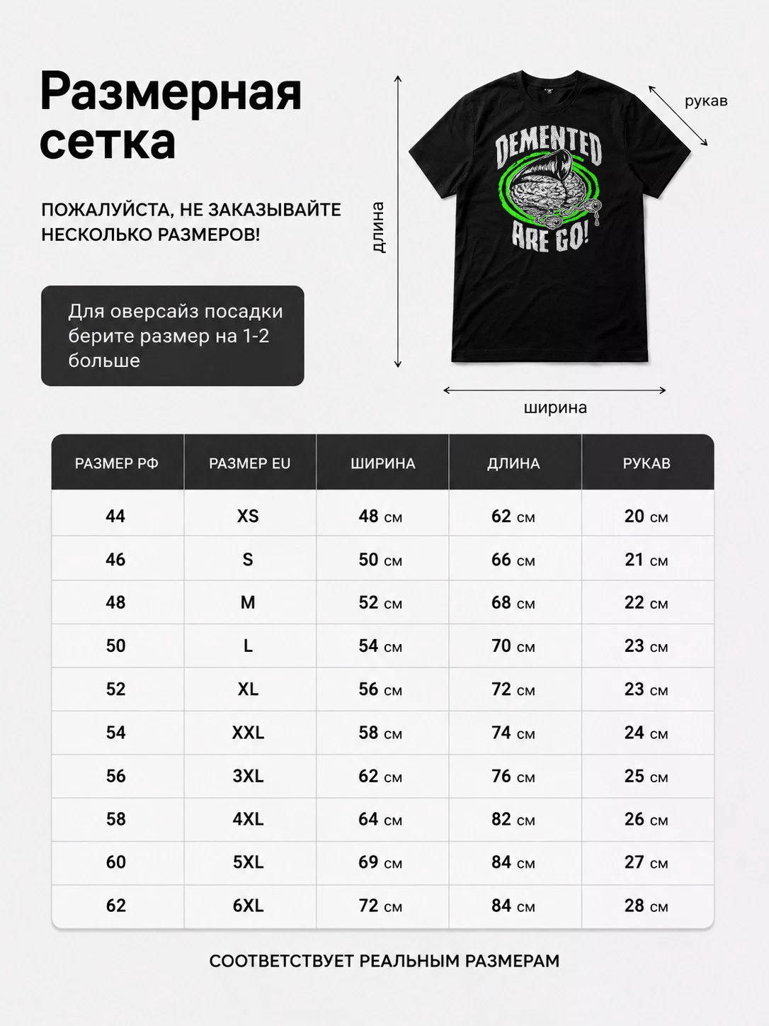 Детали: Футболка Demented Are Go