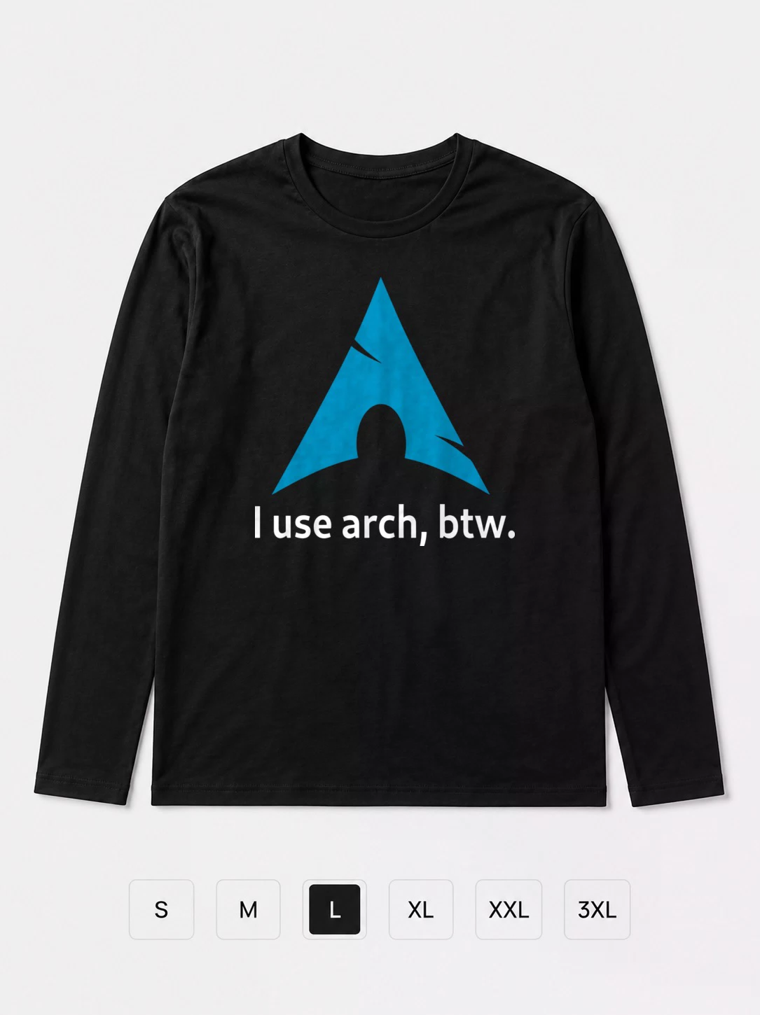 Лонгслив I use arch, btw