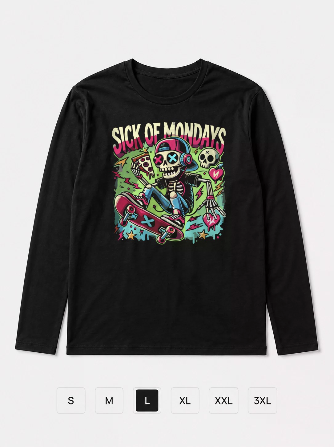 Лонгслив Sick of mondays