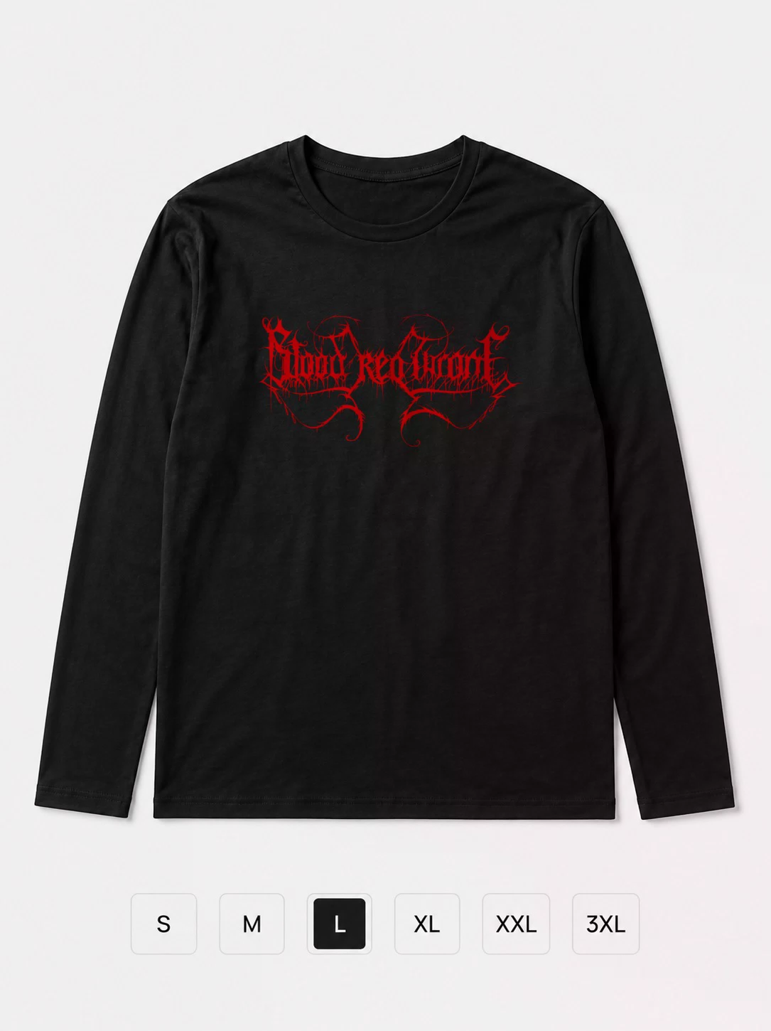 Лонгслив Blood red throne