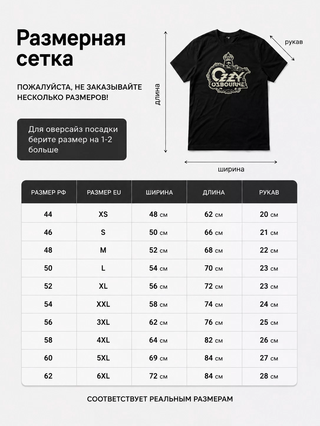 Детали: Футболка Ozzy osbourne