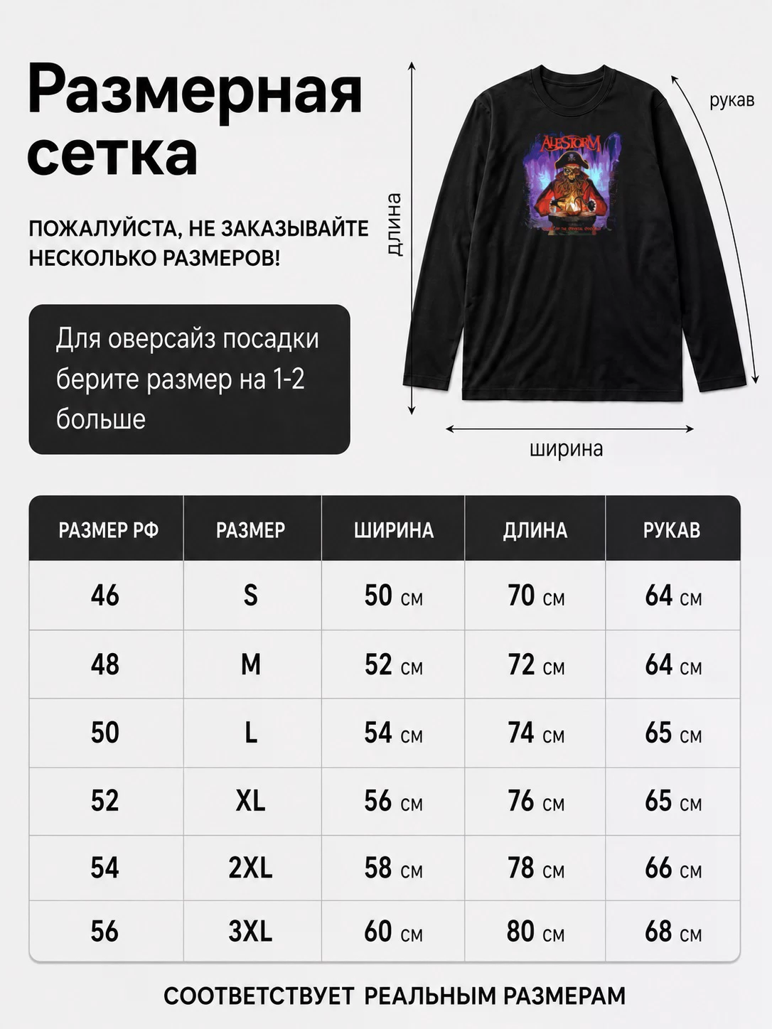Лонгслив Alestorm