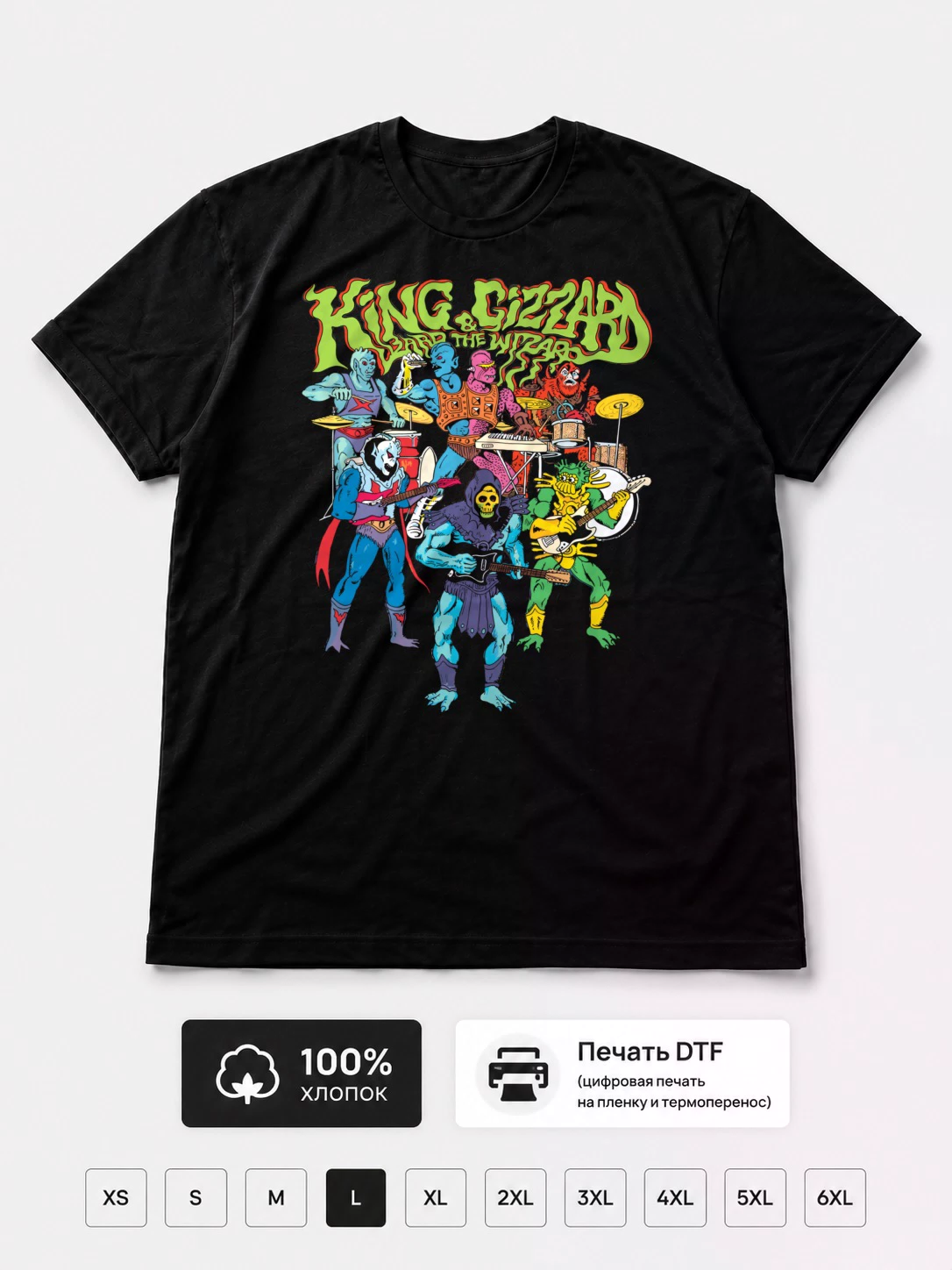 Футболка King gizzard & the lizard wizard