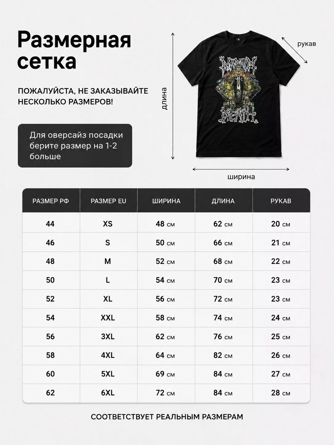 Детали: Футболка Napalm death