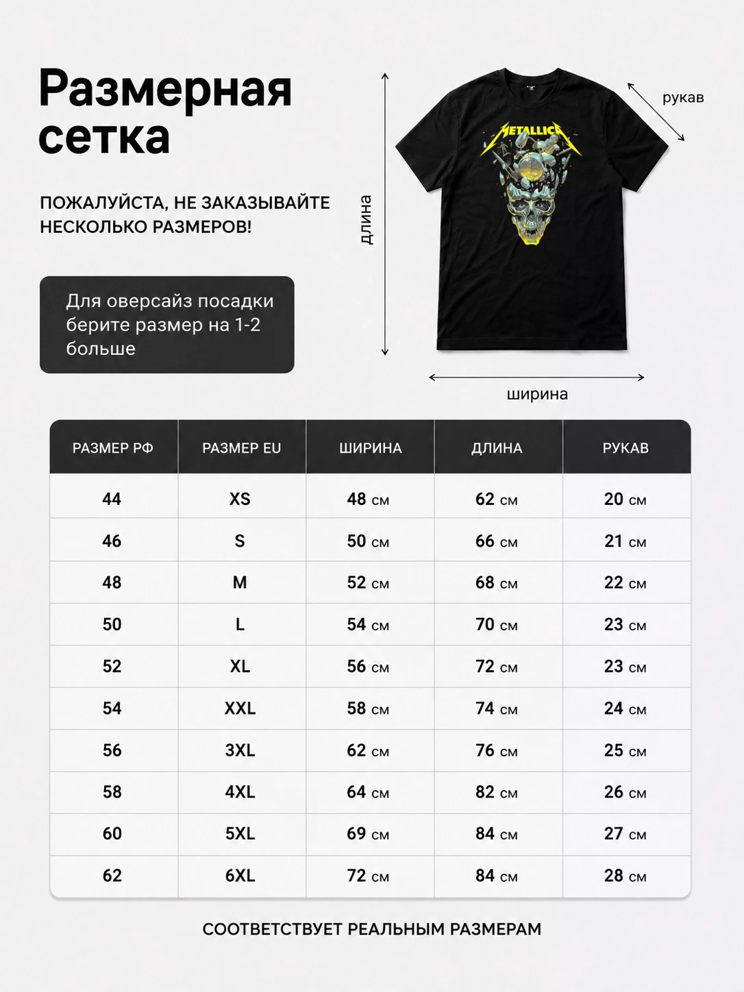 Детали: Футболка Metallica