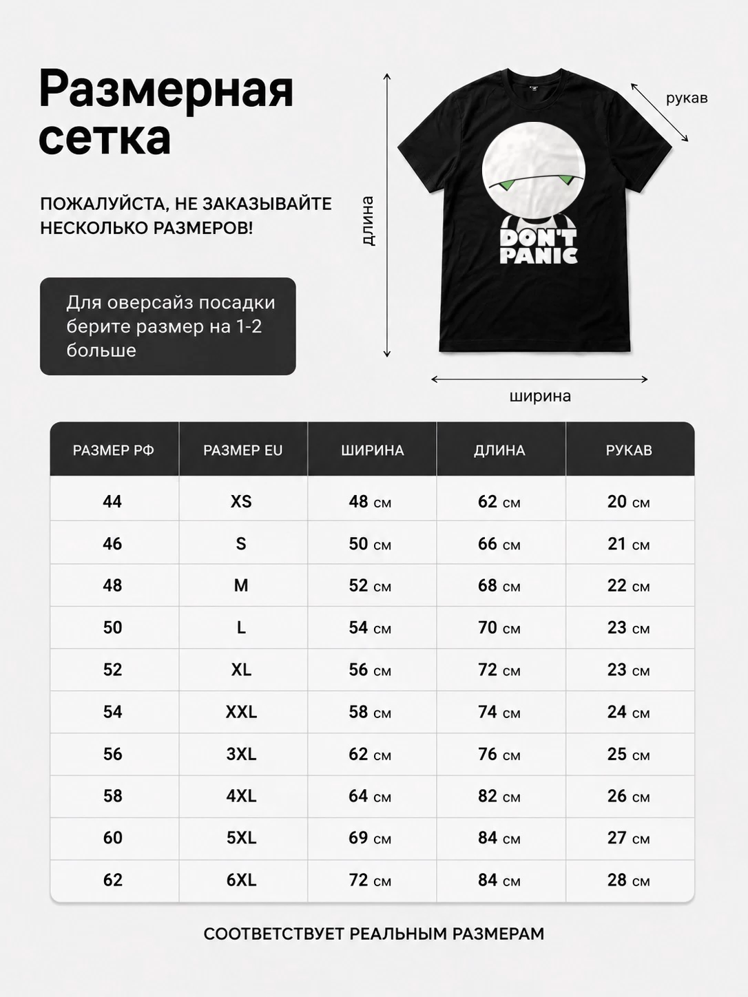 Детали: Футболка Без паники