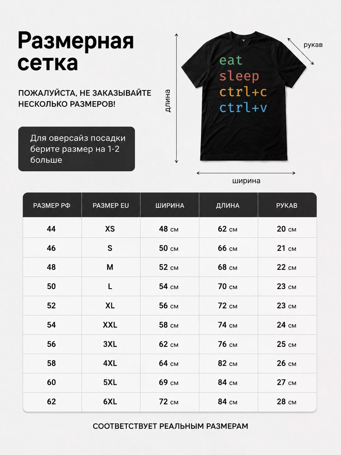 Детали: Футболка Ctrl C Ctrl V