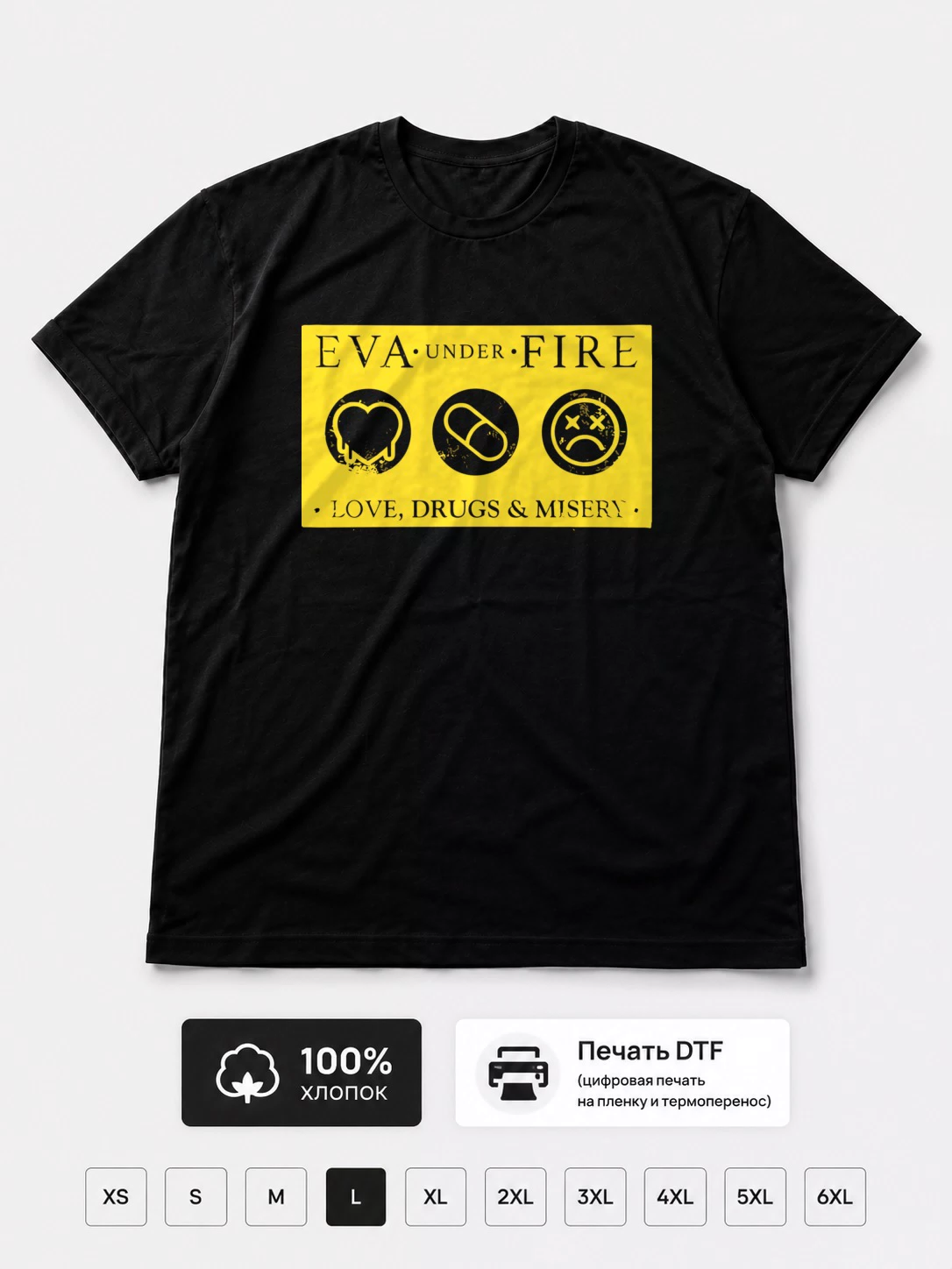 Футболка Eva under fire