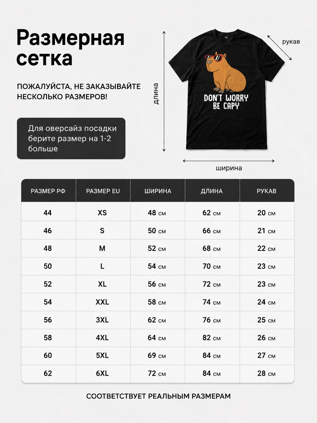 Детали: Футболка Капибара