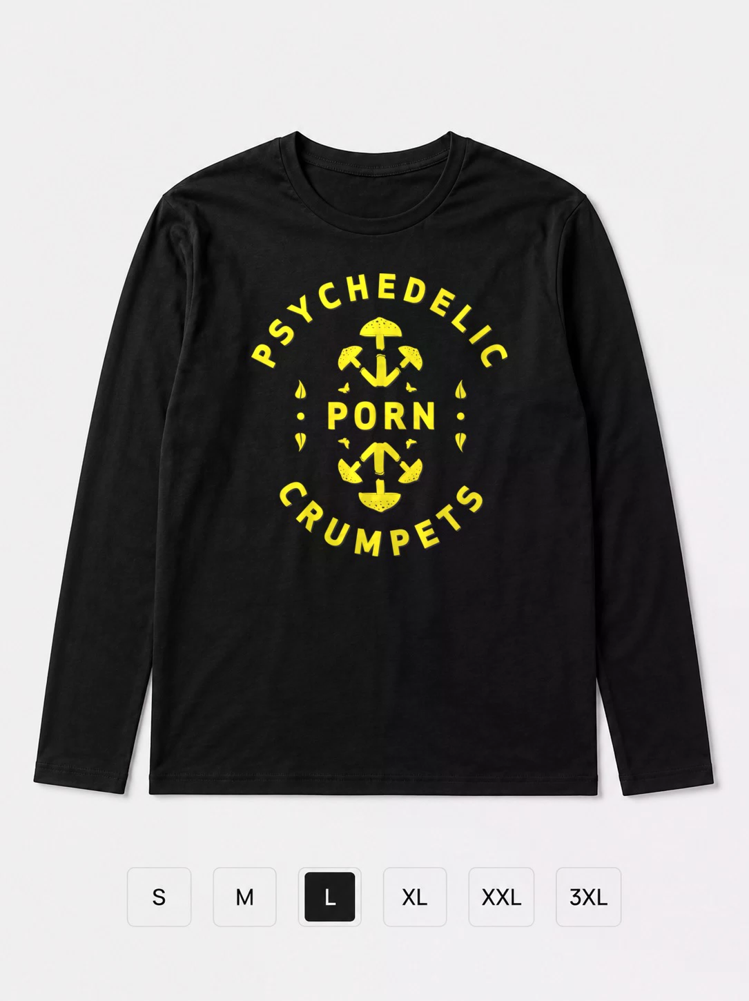 Лонгслив Psychodelic Porn Crumpets