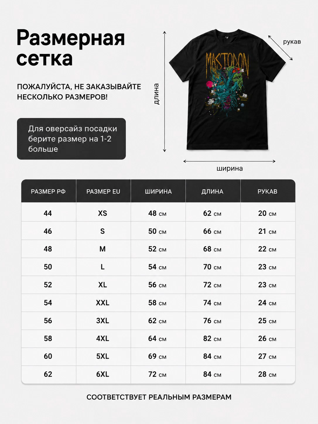 Детали: Футболка Mastodon