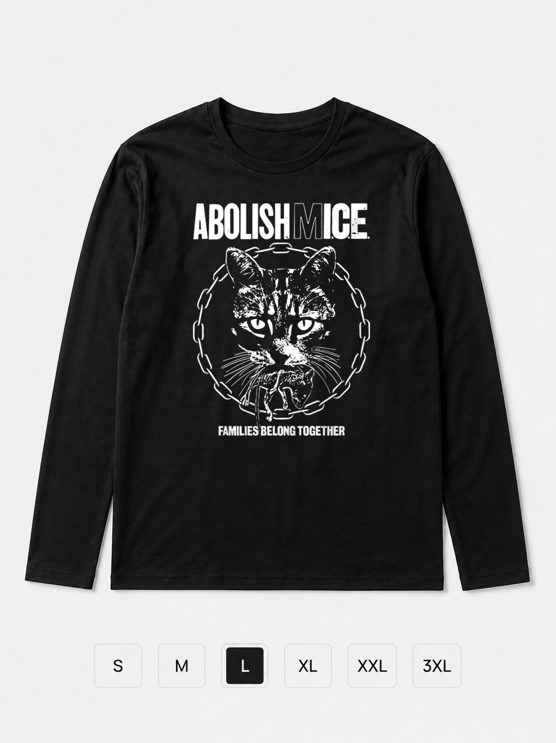 Лонгслив Abolish (m)ice