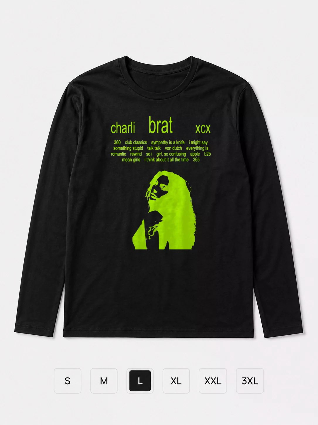 Лонгслив Charli XCX Brat