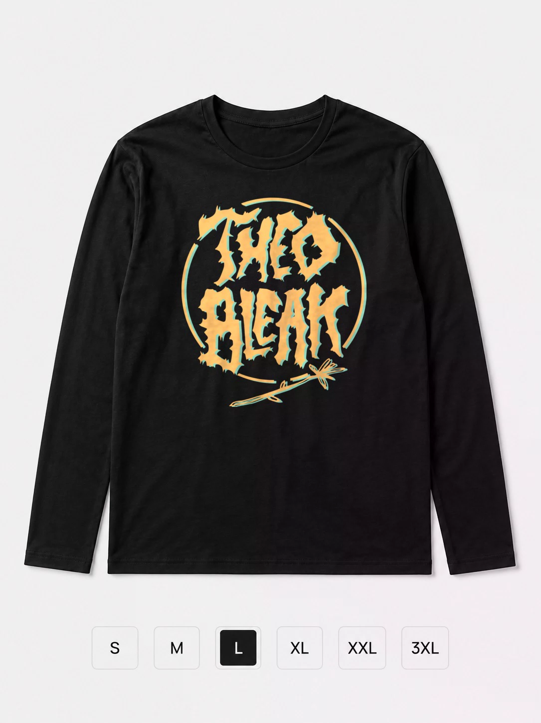 Лонгслив Theo bleak