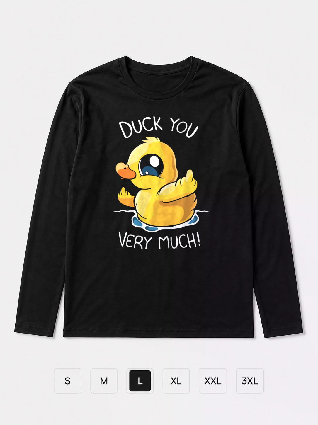 Лонгслив Duck You Very Much!