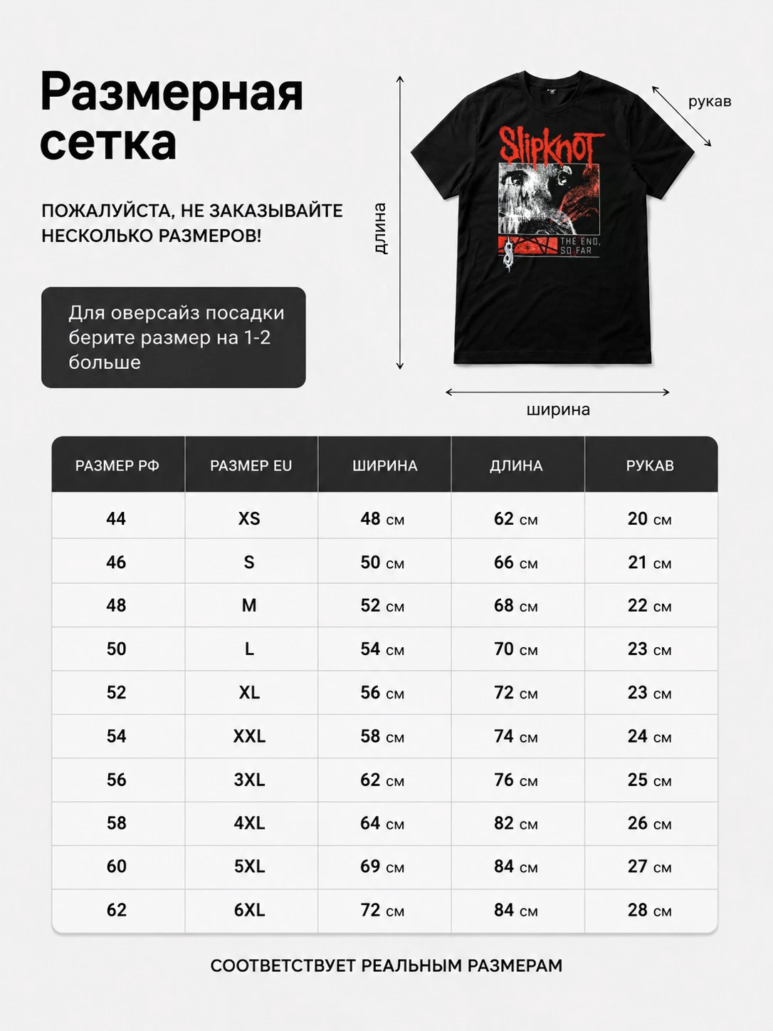 Детали: Футболка Slipknot