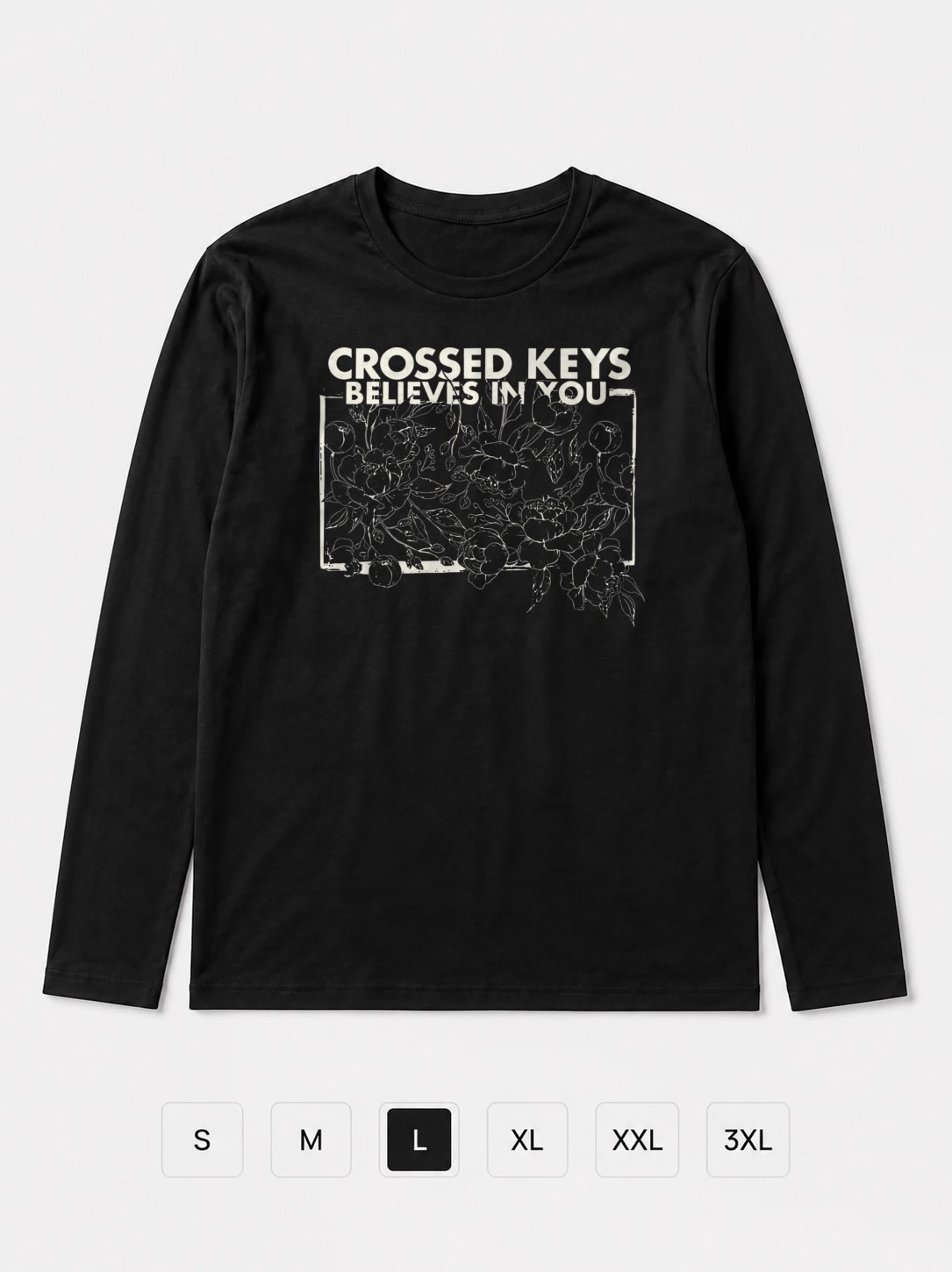 Лонгслив Crossed keys