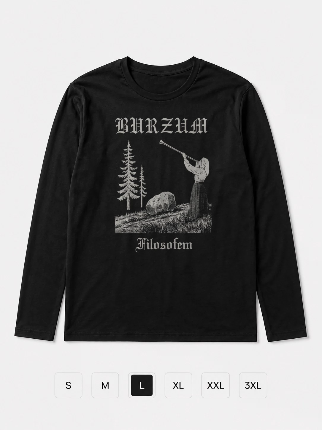 Лонгслив Burzum Filosofem Fan Art