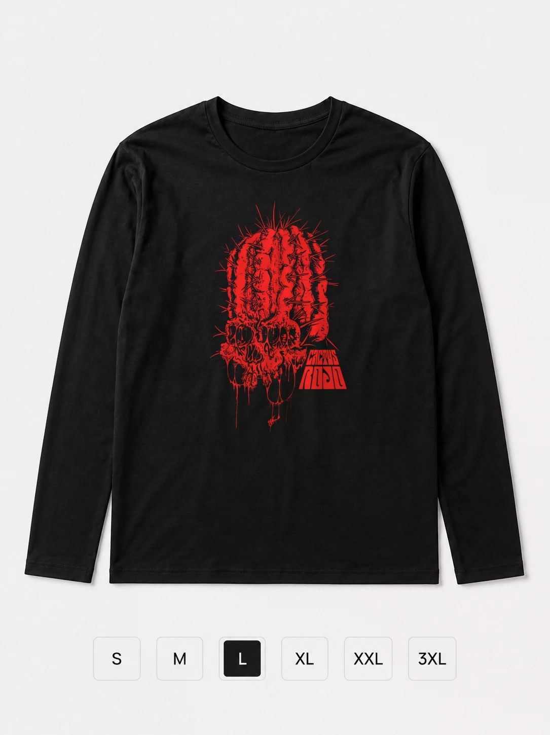 Лонгслив Cactus rojo