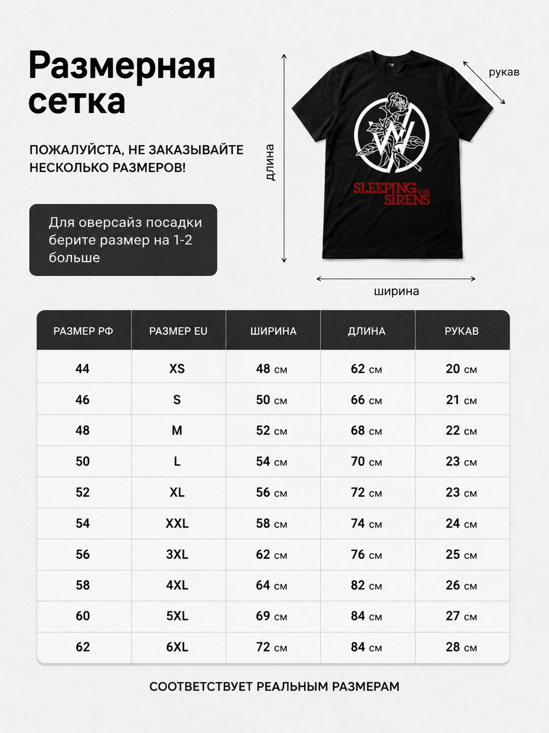 Детали: Футболка Sleeping With Sirens
