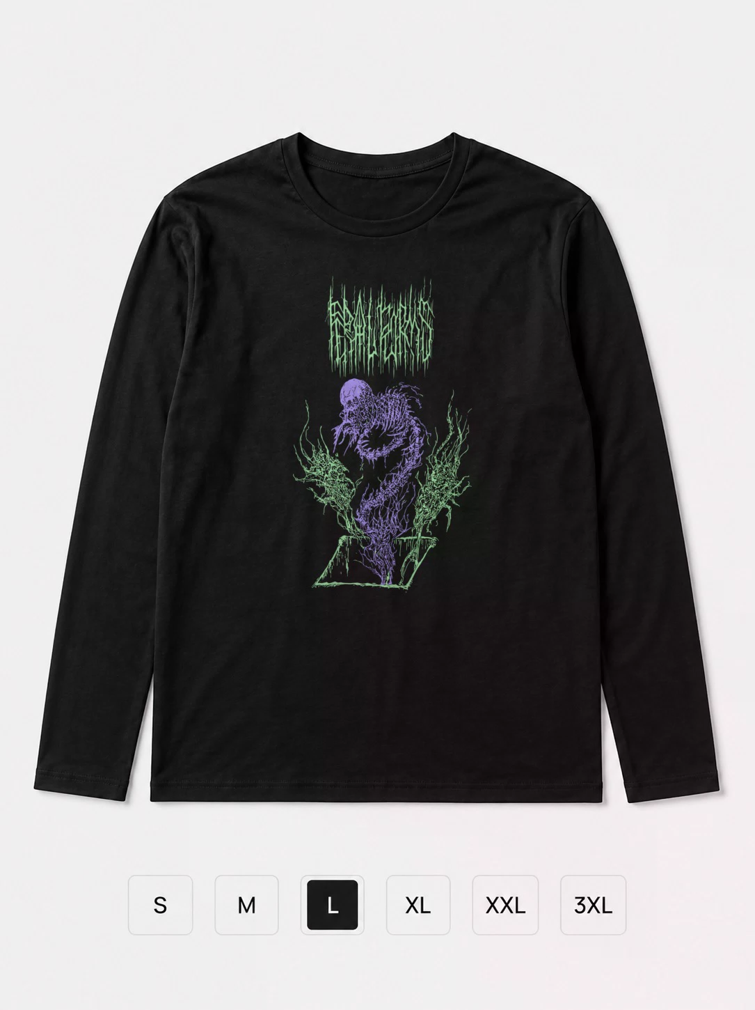 Лонгслив Through Demonic Spell