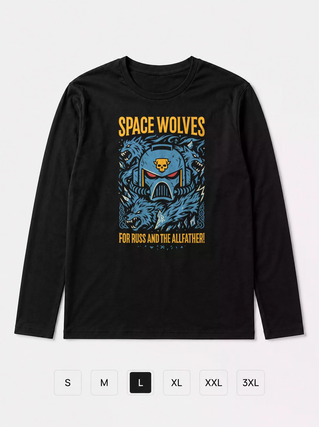 Лонгслив Space Wolves Warhammer