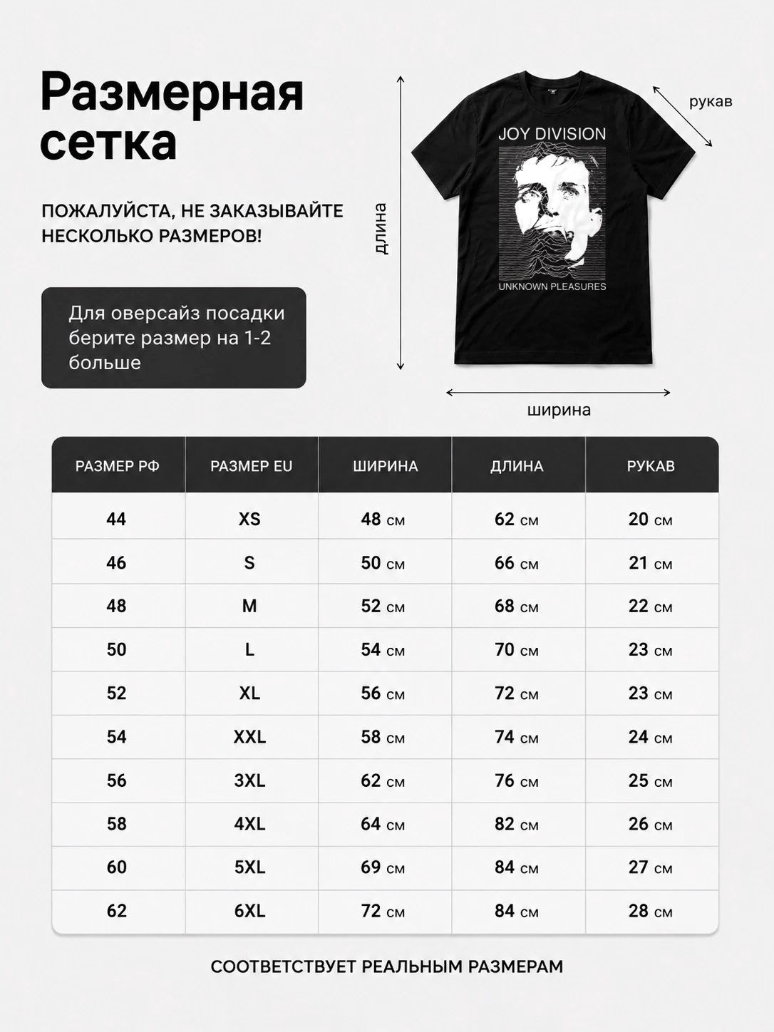 Детали: Футболка Joy Division