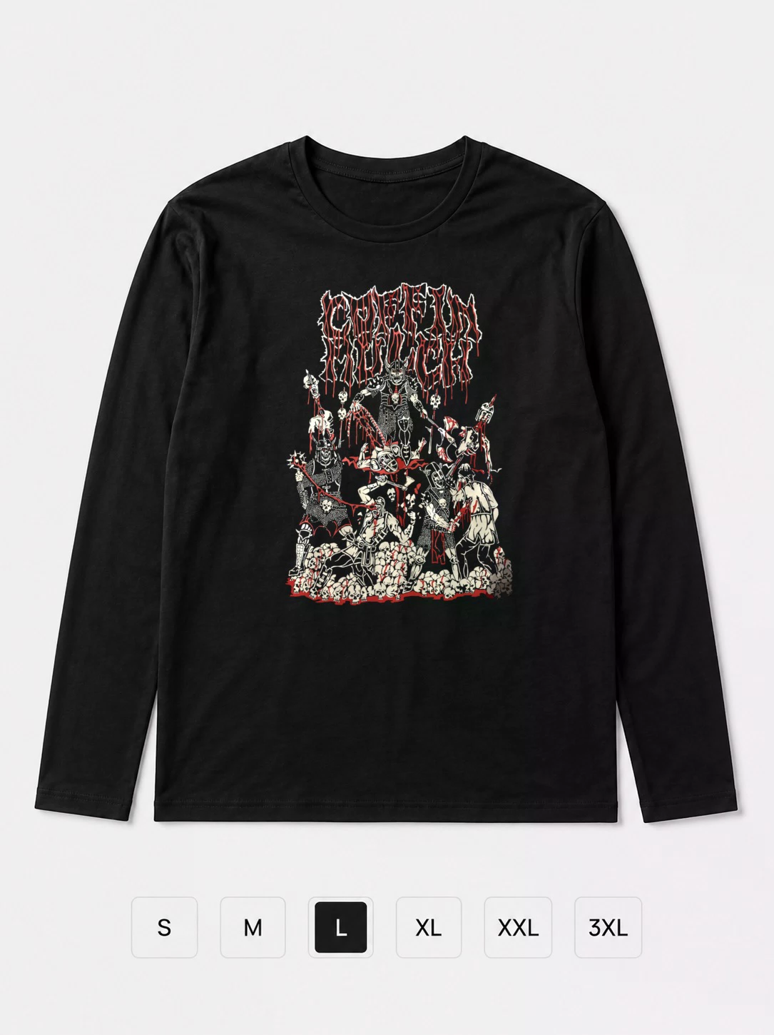 Лонгслив Coffin mulch