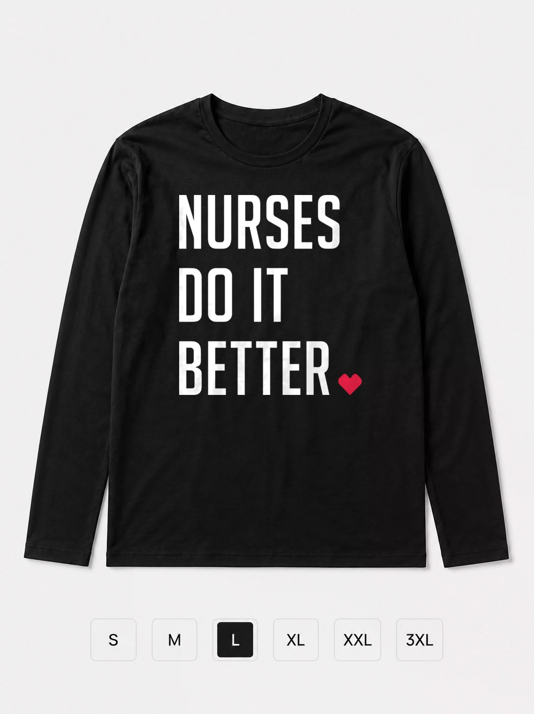 Лонгслив Nurses Do It Better