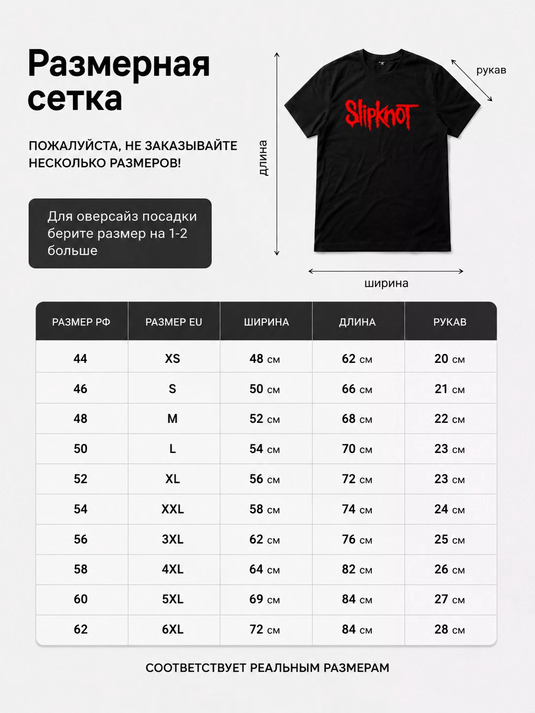 Детали: Футболка Slipknot