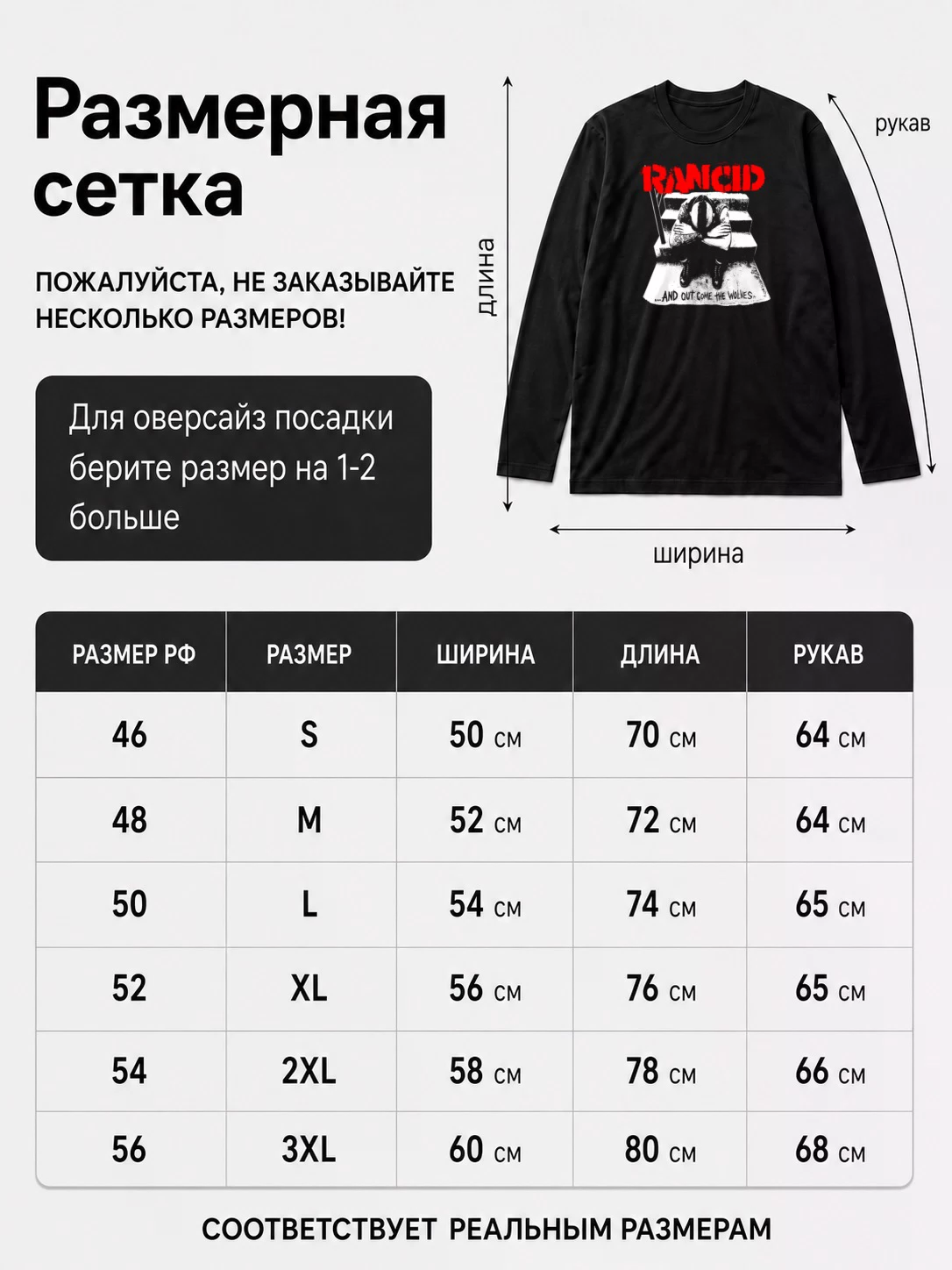 Детали: Лонгслив Rancid