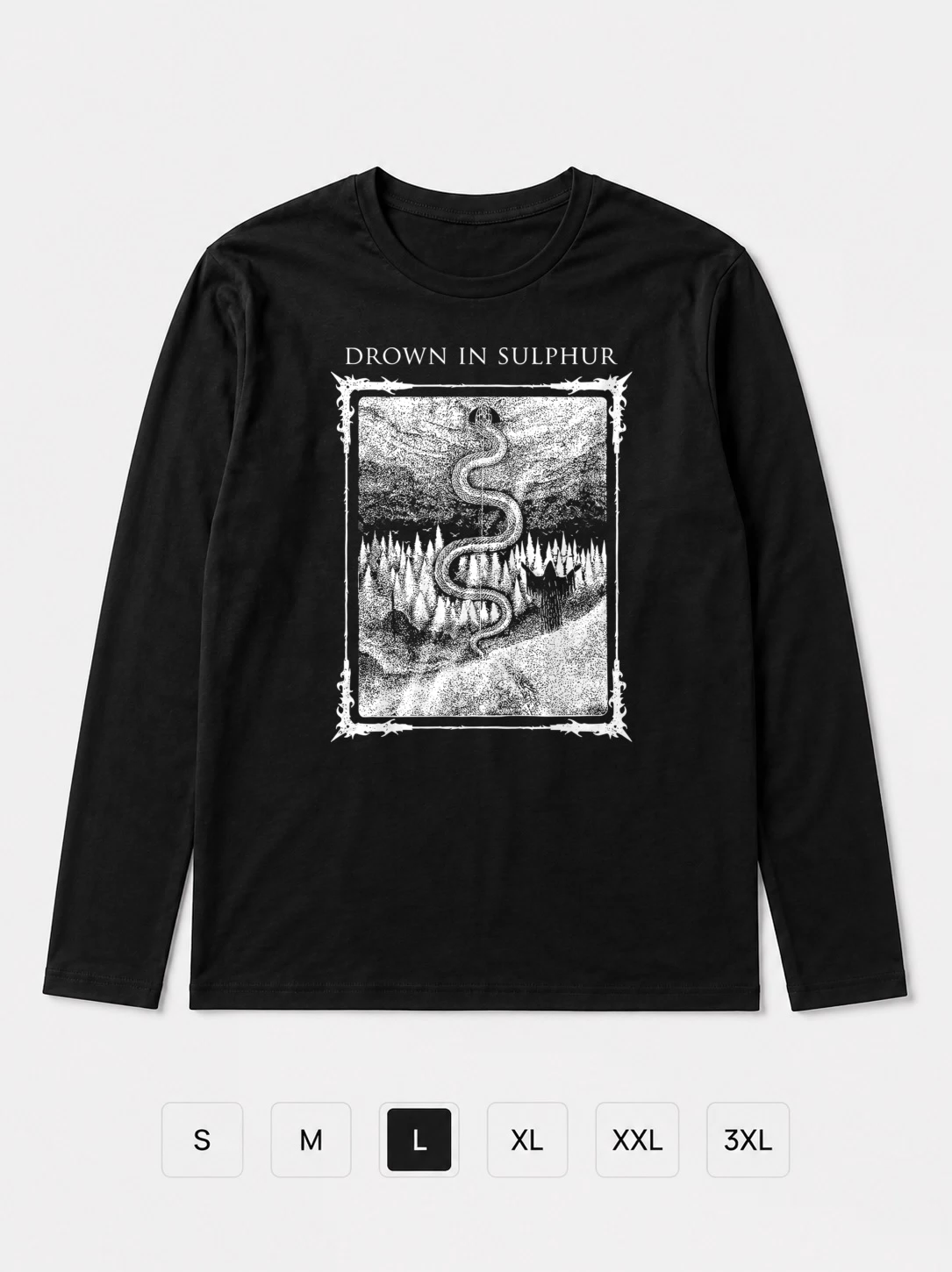 Лонгслив Drown in sulphur
