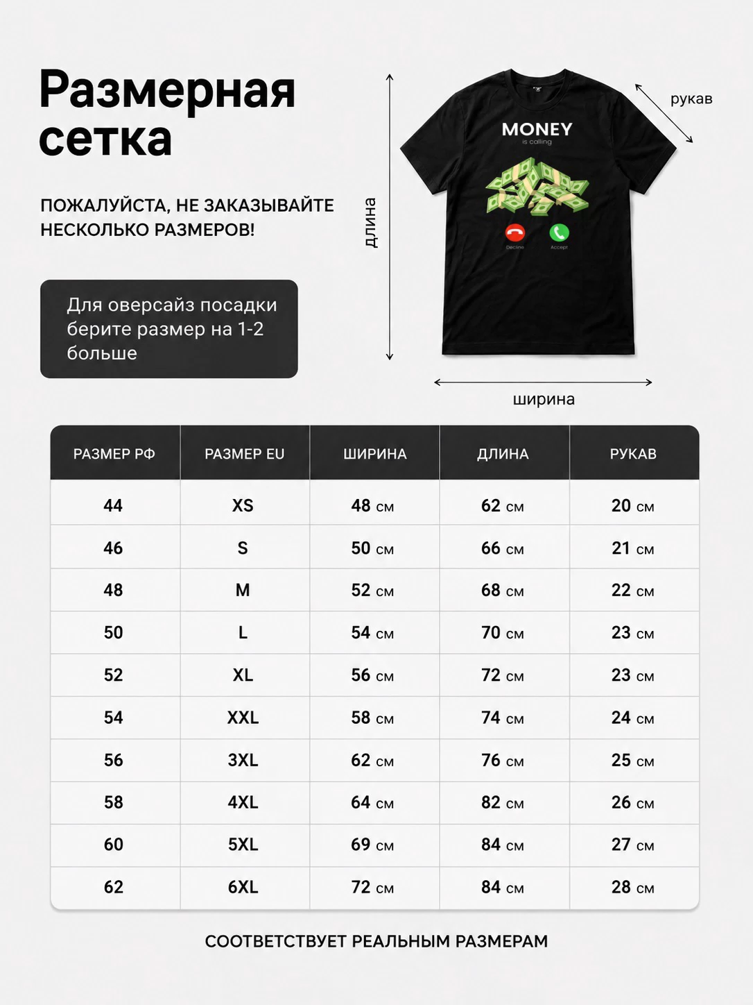Детали: Футболка Money is calling