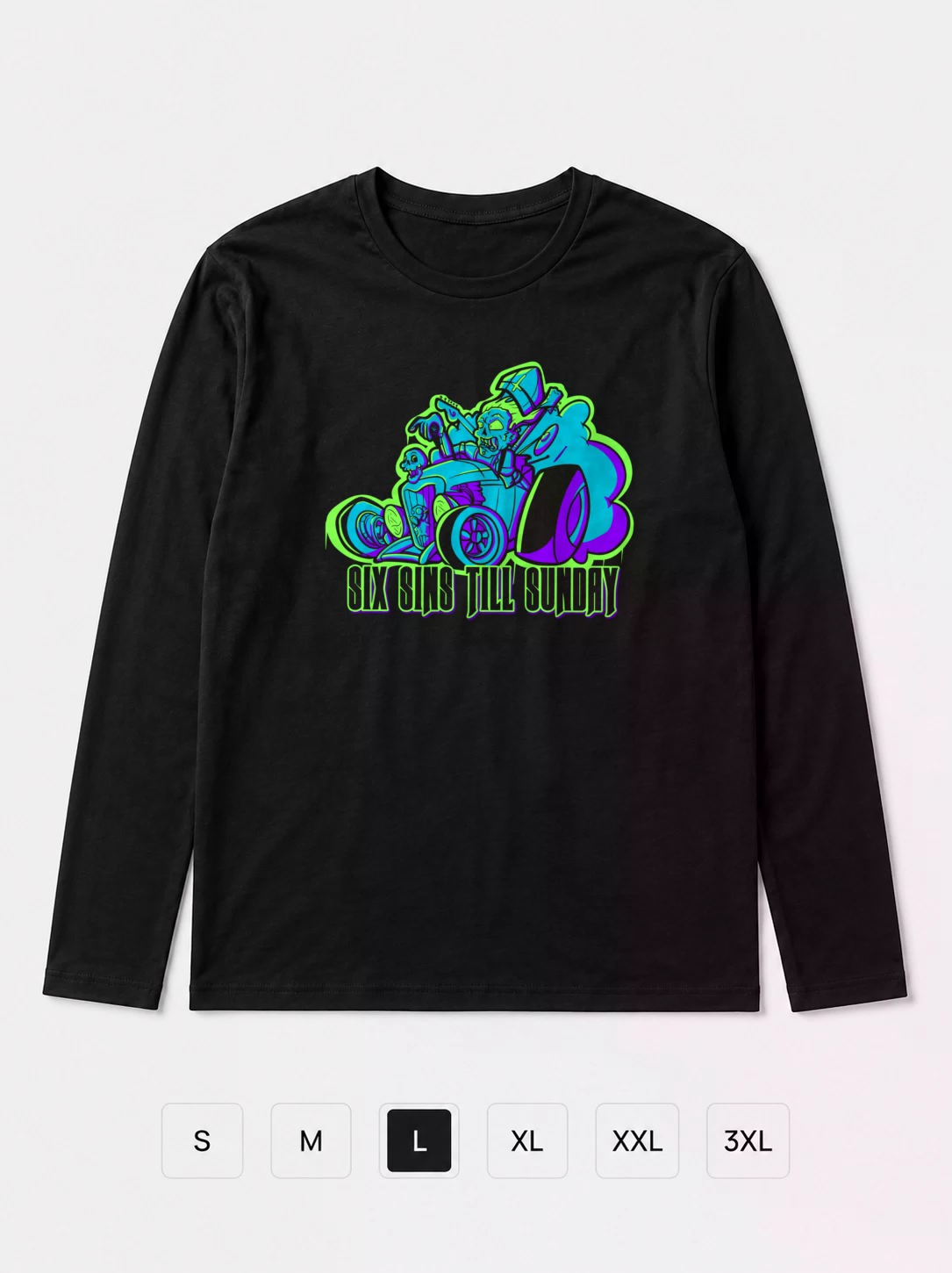Лонгслив Six sins till sunday