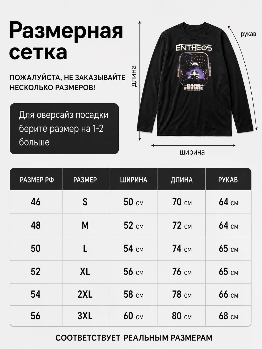 Детали: Лонгслив Entheos