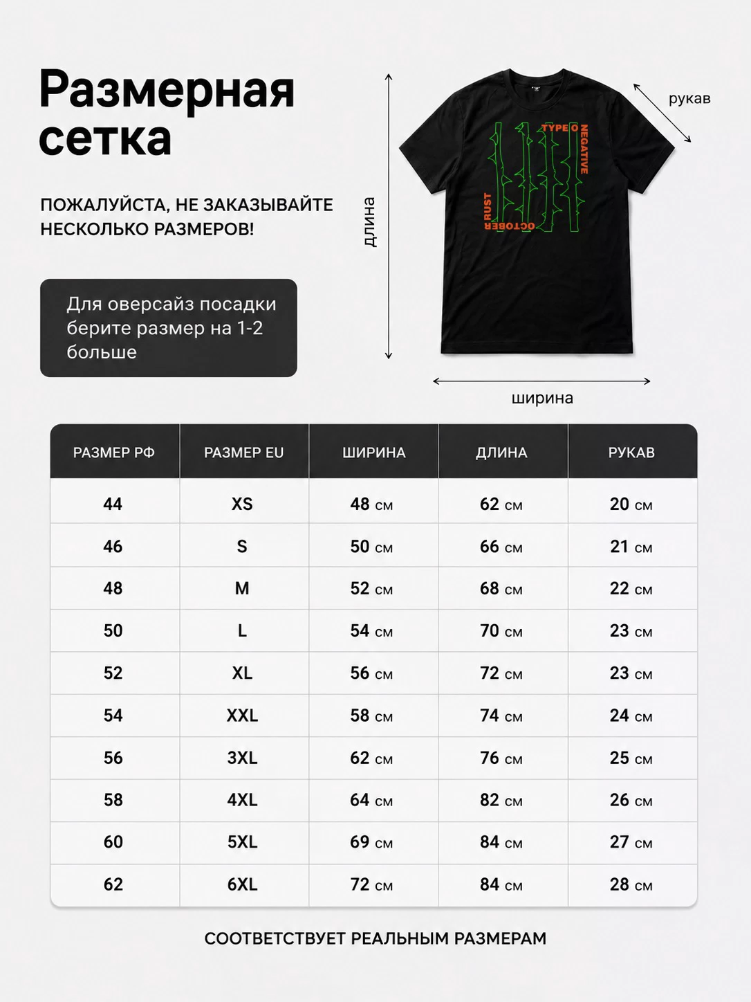 Детали: Футболка Type O Negative