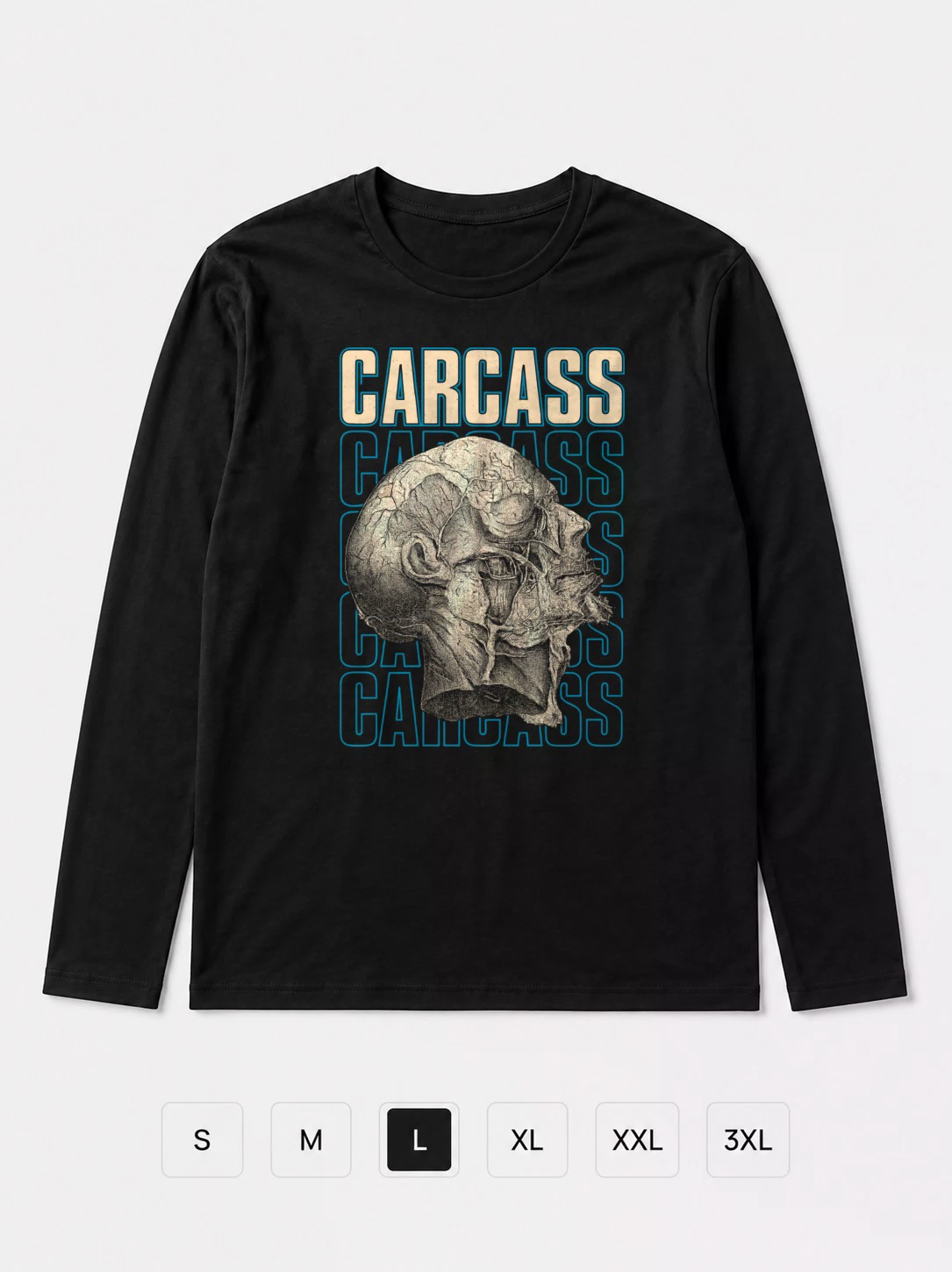 Лонгслив Carcass Fan Art