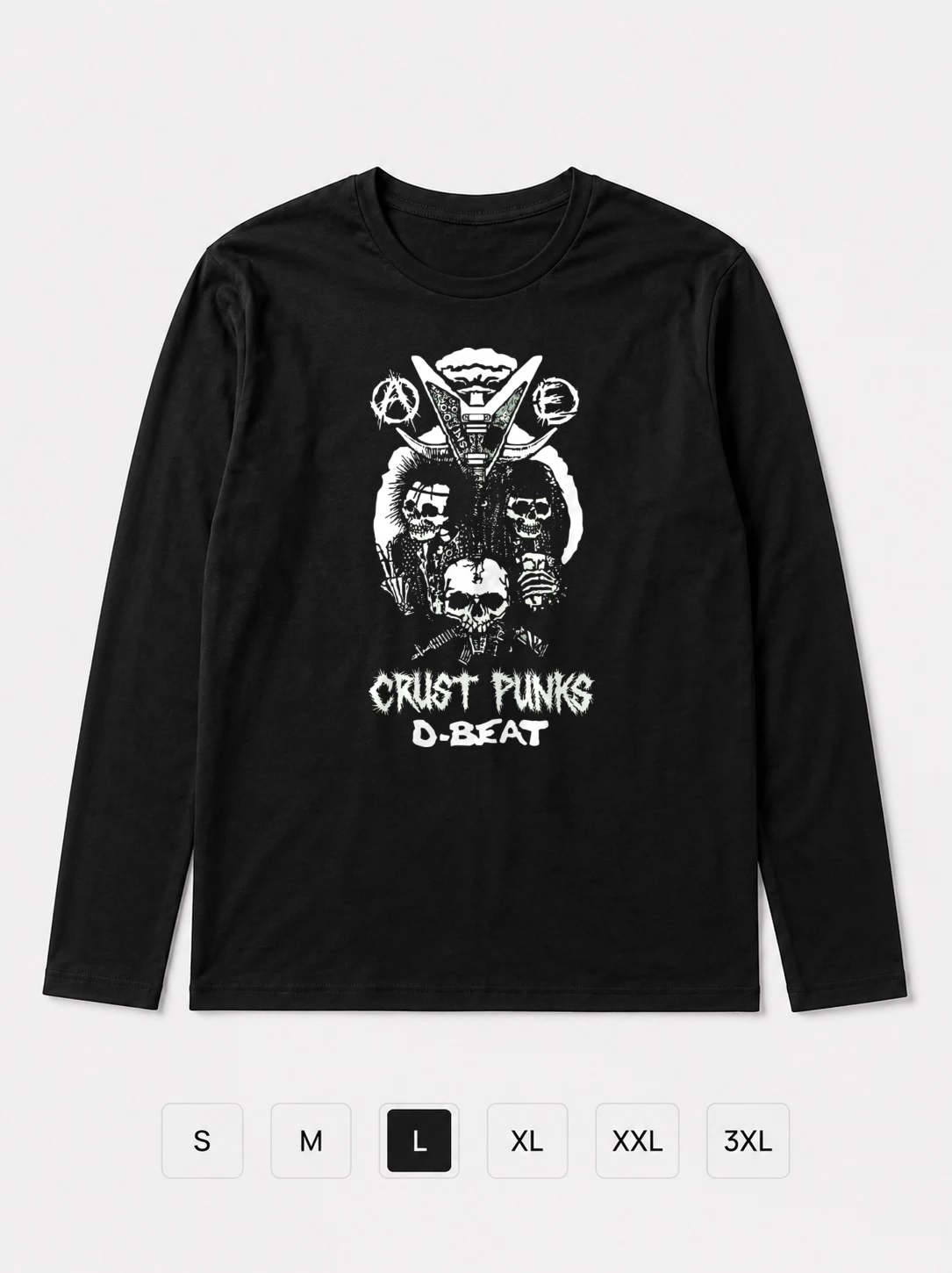 Лонгслив Crust Punks