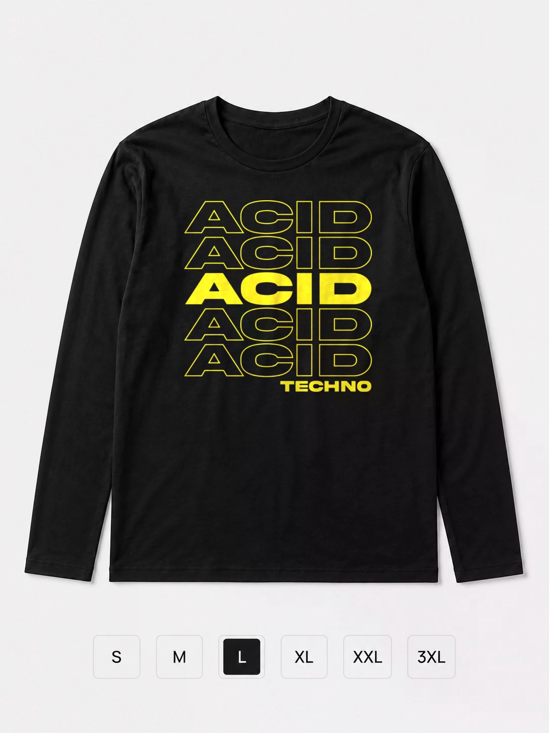 Лонгслив Acid Techno