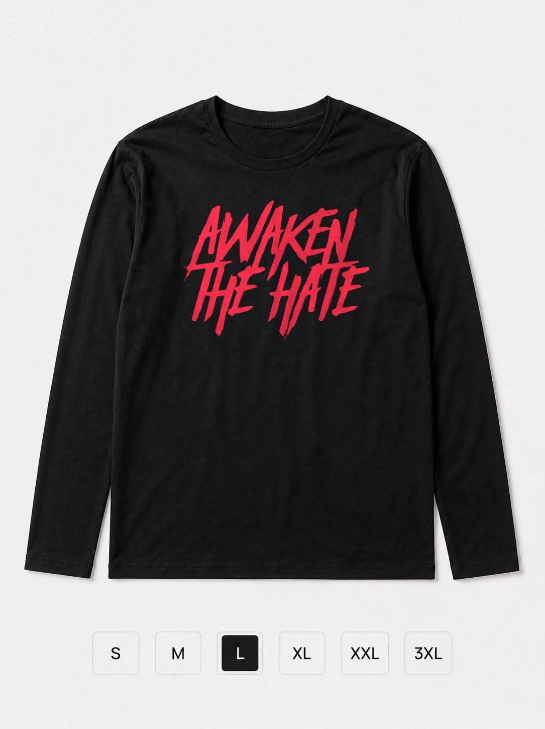 Лонгслив Awaken the hate