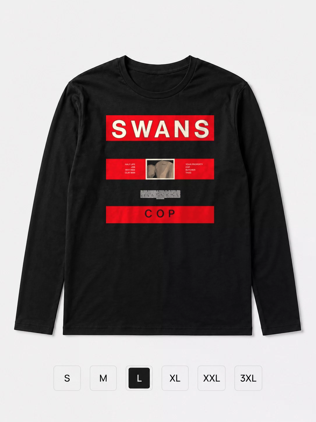 Лонгслив Swans