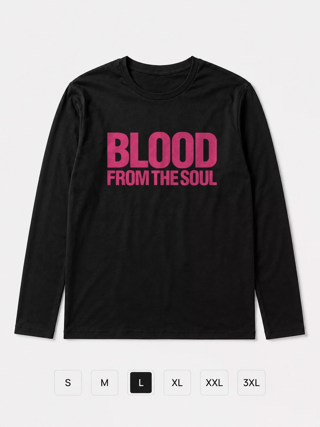 Лонгслив Blood from the soul